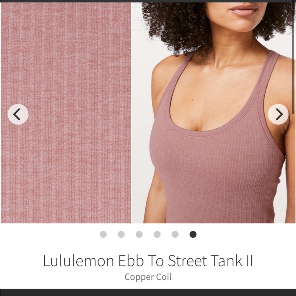 Lululemon EBB to street tank